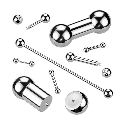 Zungenpiercing stab barbell - zungenpiercing,