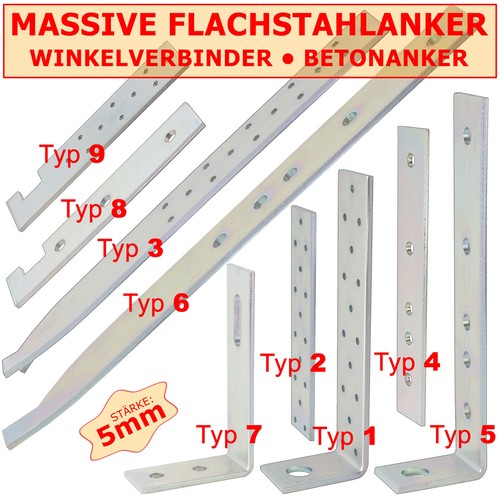 Flachstahlanker beton massiv - flachstahlanker,