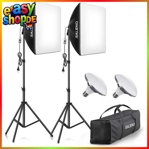 Softbox set 2x50w led - set,