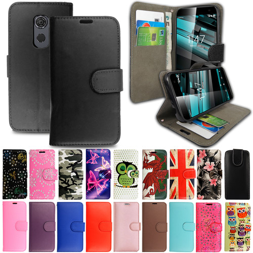 Leder flip wallet case - wallet, für
