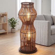 Stehlampe bambus wohnzimmer - bambus,
