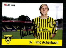 Timo Achenbach  Autogrammkarte Alemannia  Aachen 2008-09  Original Signiert