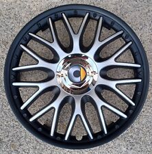 4 Alu-Design Radkappen 15 Zoll "Orden black matt" für Smart