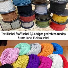 Vintage Textilkabel Stoffkabel