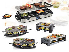 PRINCESS Raclettegeräte Set Grillplatte & heißem Stein für 4-8 Personen Raklett