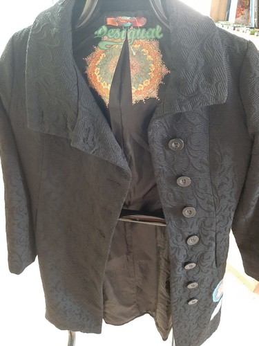 Schicker desigual brokatmantel - desigual,
