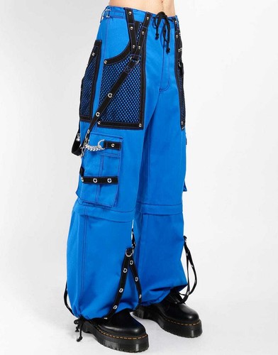Gothic blue black cotton - blue,