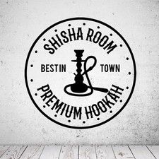 Wandtattoo shisha room - wandtattoo,