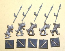 Warhammer - Echsenmenschen - 5x Classic Metal Saurus Temple Guard #C