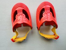 BIG Shoe-Care Gr. 21-28 Bobby Car Schuhschützer Rot Gelb Gummizug wie NEU