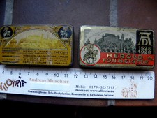NADELDOSE für Grammophon-Schellack-needle tin-2 Stk. Herold Sortiment+Tonmeister
