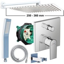 Hansgrohe Duscharmatur Vernis Unterputz Regendusche Ibox Duschset [Gr. S/L/XXL]