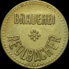 BIERMARKE: Messing-Marke