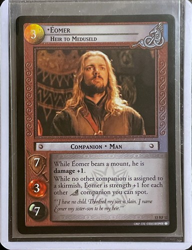 Lotr tcg eomer heir to - lotr,