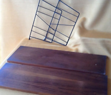 String Pocket Wandregal Wohnzimmer Regal 2 Böden Eiche braun schwarz Design 70er