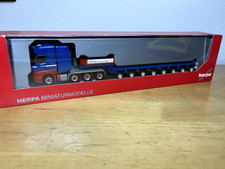 HERPA 315883  MB Actros Gigaspace `18 Schwerlast-SZ „Riwatrans" Goldhofer 1:87