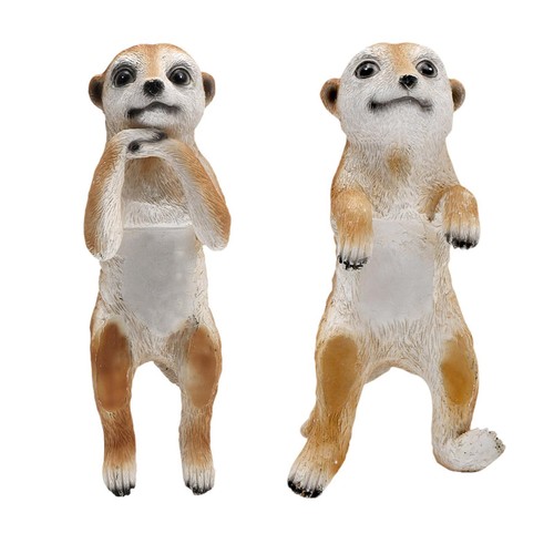 Erdmännchen gartentier statue - erdmännchen,