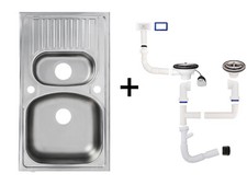 Edelstahl Einbauspüle 78 x 48
