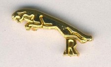 Pin - Jaguar - Logo - R Buchstabe -  Breite 23 mm