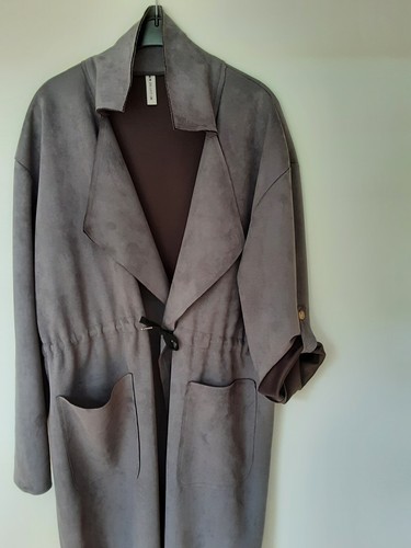 Mantel übergang damen grau - mantel, damen,