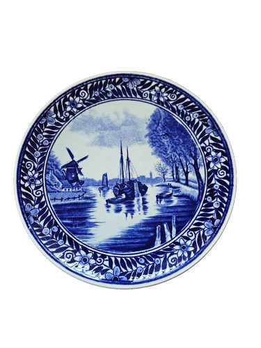 Boch frères delft - frères, wandteller