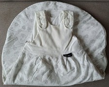 Alvi Schlafsack, 80 - 86 cm, weiß mit Elefanten