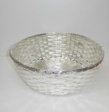 Brotkorb Metall versilbert 29