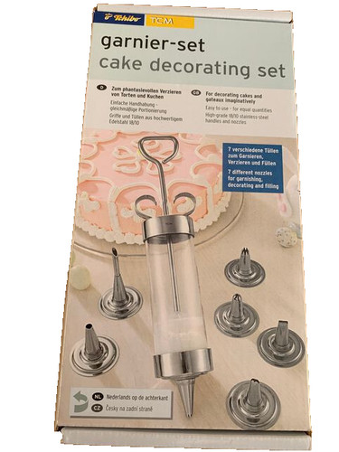 Kuchen garnierset edelstahl - -,