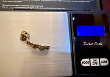 Zahngold - gereinigt ** 5,59 gr ** Gelbgold gute Leg. ** Krone ** mehrere vorh.