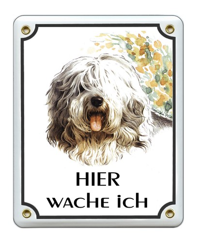 Bobtail emaille schild 120 - bobtail-emaille-schild-120, x