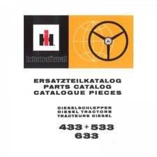 IHC Schlepper Ersatzteilkatalog 433 533 633 Traktor Ersatzteilliste