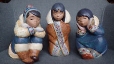 Lladro Daisa Inuits 1985, drei