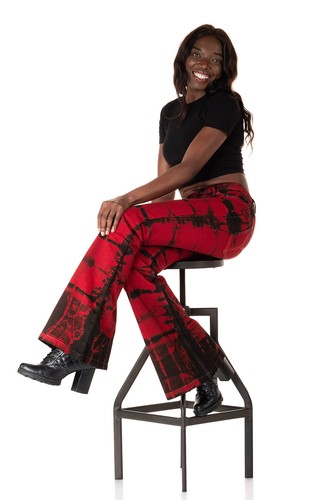 Comycom damen batik - batik, schlaghose