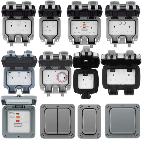 Elektrische doppelsteckdose - elektrische,
