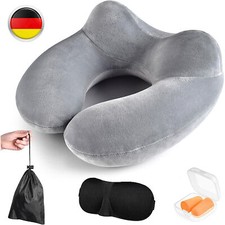 Aufblasbares Nackenkissen Nackenhörnchen Flugzeug Reisekissen Reisehörnchen DHL