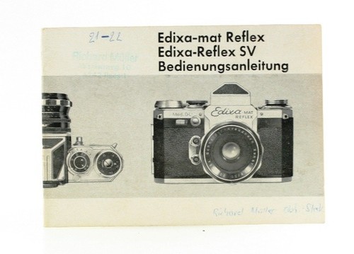 Bedienungsanleitung edixa mat - bedienungsanleitung, edixa-mat