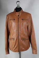 TCM braune Leder-Jacke Gr.40/M weiches Lammleder Top Zustand