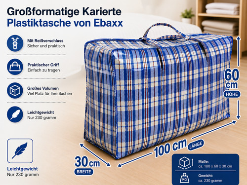 Plastiktasche groß jumbo - groß,