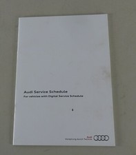 Service Schedule Audi Q7 Typ 4M from 11/2015