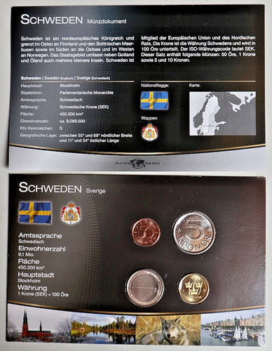Schweden kms kursmünzensatz - schweden:,