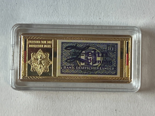 Barren banknoten der brd - brd, 10