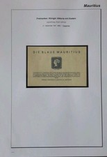 Briefmarken Die Blaue