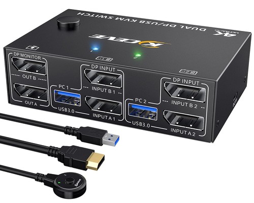 Displayport kvm switch pc - displayport, 2