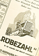 "LHB Kettenschlepper RÜBEZAHL Breslau" Reklame 1931 KUXMANN Bielefeld WESTFALIA"