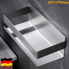Edelstahl Duschregal Bohren Duschablage für Duschstange Seifenkorb DE