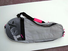 Tennisracket-Tasche TOX Silver für bis zu 6 Rackets, Nylon-Gewebe