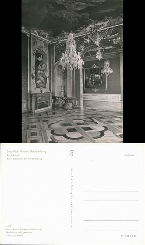 Ansichtskarte rudolstadt - ansichtskarte,