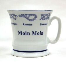 Kaffee-Pott "Moin Moin" Becher, schlanke Form, Tee-Tasse Hamburg Souvenir