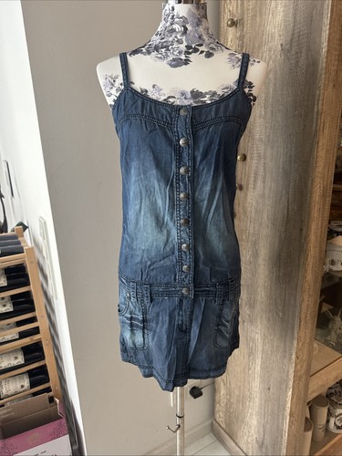 Jeans kleid latzkleid 36 - latzkleid, gr.36