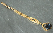 Alte goldene Taschenuhrkette